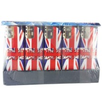 25 x 4Smoke Wind-Proof Printed Lighters - 218WE
