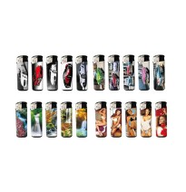 50 x 4Smoke Electronic Printed Lighters - ZY218DK