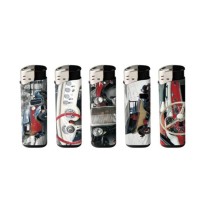 50 x 4Smoke Electronic Printed Lighters - ZY218DK