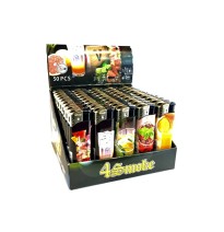 50 x 4Smoke Electronic Printed Lighters - ZY218DK