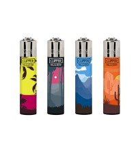 40 Clipper D40 CP11RH Classic Flint Natural Mix Lighters - CL3C1596UKH