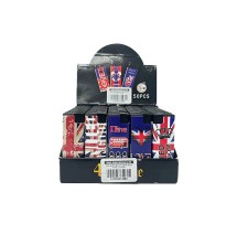 50 x 4Smoke Wind-Proof Love London Printed Lighters - FV10