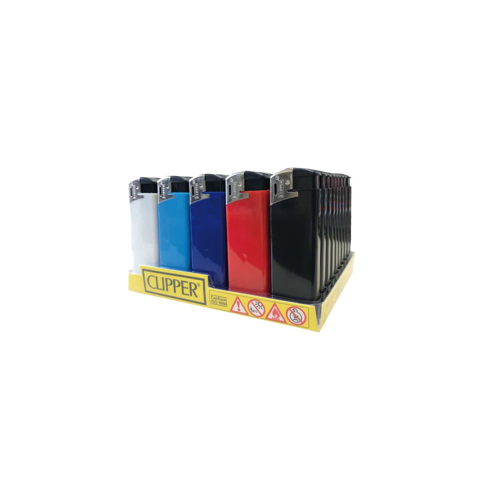 25 Clipper XTK Fit Solid Electronic Lighters - TK0B202UKHX