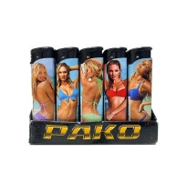 50 x Pako Bikini Printed Lighters - PE156