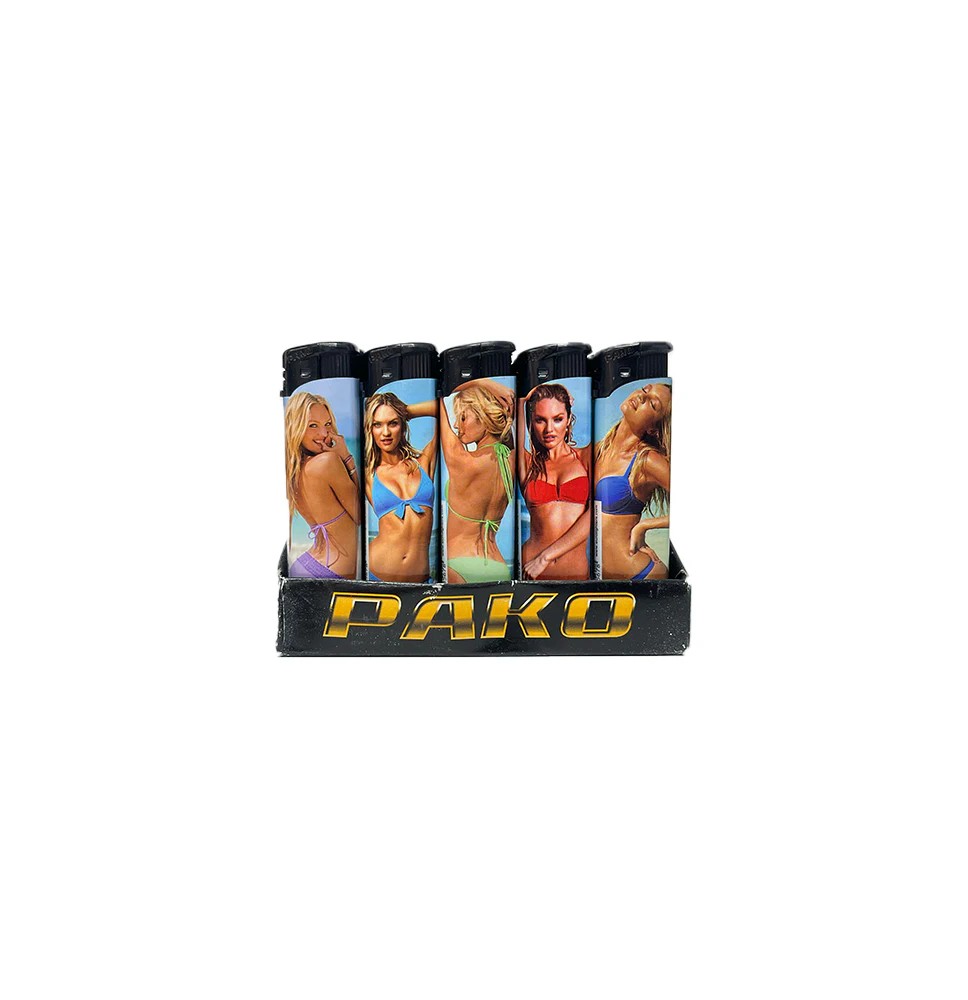 50 x Pako Bikini Printed Lighters - PE156