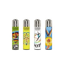 40 Clipper CP11RH Classic World Games Flint Lighters - CL3C1640UKH