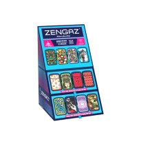 Zengaz Cube ZL-12 Royal Jet (EU-S7) - Jet Flame Lighters Bundle + 48 Lighters with Cube display stand