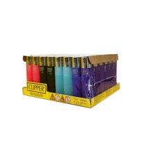 40 Clipper D48 CP11RH Classic Flint Soft Touch Colours Lighters - CL2A2269UKH