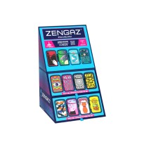 Zengaz Cube ZL-12 Royal Jet (EU-S6) - Jet Flame Lighters Bundle + 48 Lighters with Cube display stand