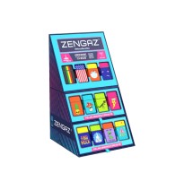 Zengaz Cube ZL-30 Chip Set (EU-S2) - Jet Flame Lighters Bundle + 48 Lighters with Cube display stand