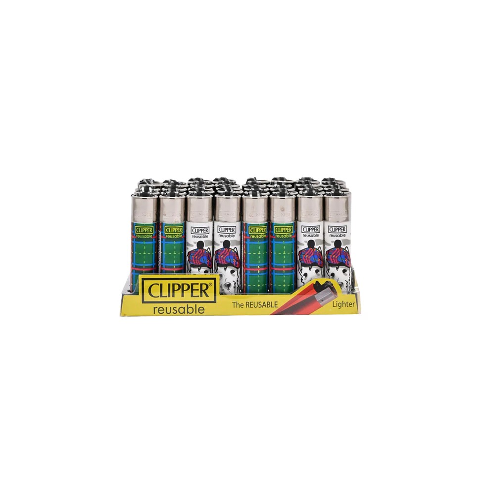 40 Clipper CP11RH Classic Flint Scotland 2 Lighters - CL5C079UKH