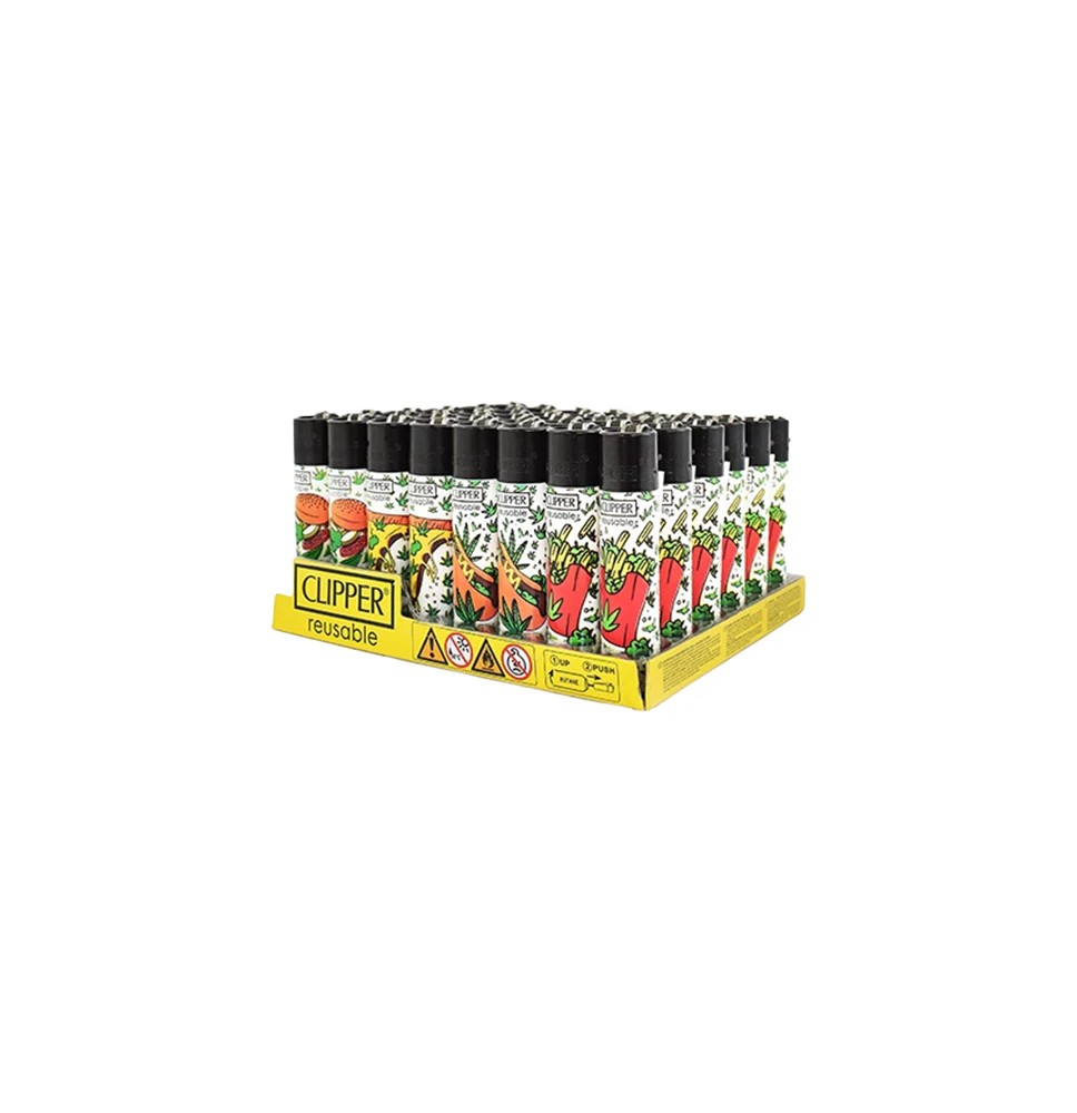 40 Clipper Classic Large Flint Leaves Fast Food - CL3C1524UK