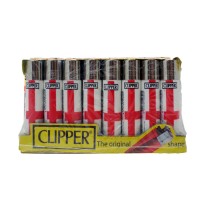 40 Clipper D48 CP11RH Classic Flint England Flag 2025 Lighters - CL5A020UKH