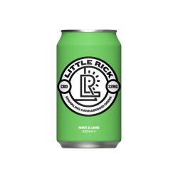 Buy 12 x Little Rick Drink 32mg CBD Sparkling 330ml Mint & Lime | Express Highs UK