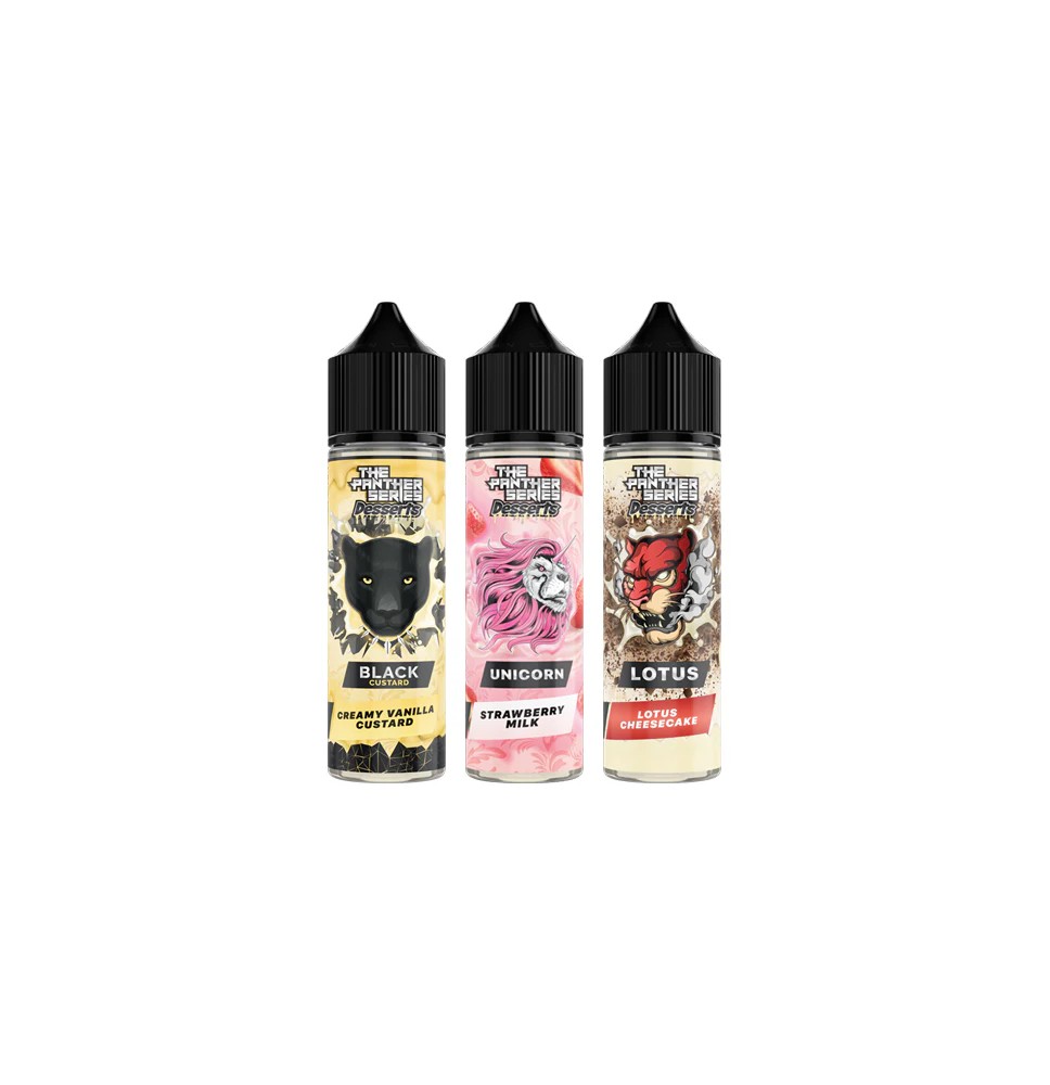 The Panther Series Desserts By Dr Vapes 50ml Shortfill 0mg (78VG/22PG)
