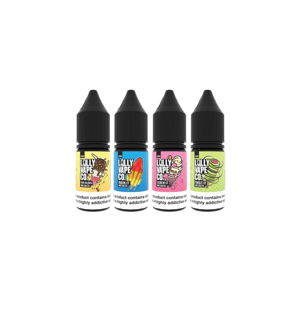 10mg Lolly Vape Co 10ml Nic Salts (50VG/50PG)