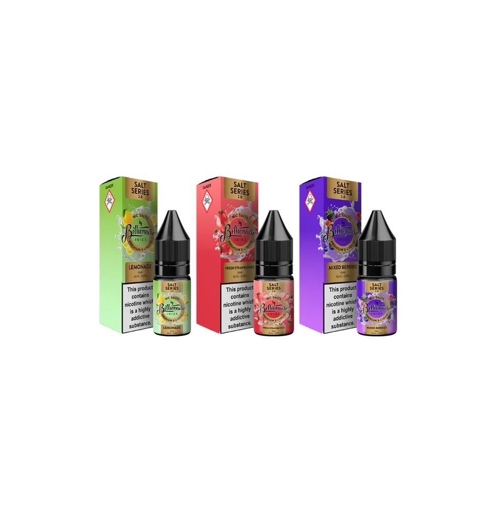 10mg Billionaire Juice Salt Series 2.0 10ml Nic Salts (50VG/50PG)