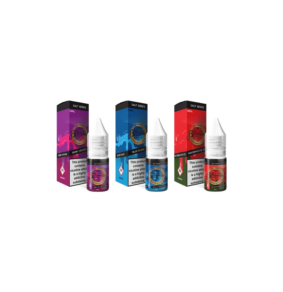 20mg Billionaire Juice Salt Series 10ml Nic Salts (50VG/50PG)