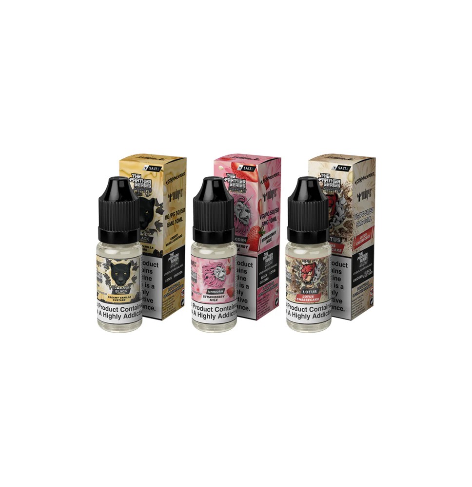 10mg The Panther Series Desserts By Dr Vapes 10ml Nic Salt (50VG/50PG)