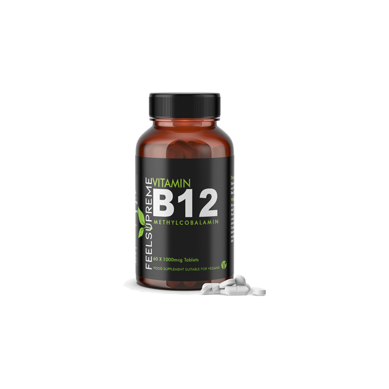 Buy Feel Supreme 1000mcg Vitamin B12 Methylcobalamin Tablets - 60 Tabs | Express Highs UK