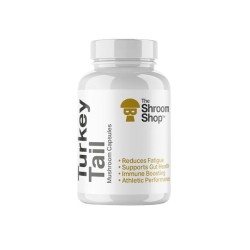 Buy The Shroom Shop Turkey Tail Mushroom 45000mg Capsules - 90 Caps | Express Highs UK