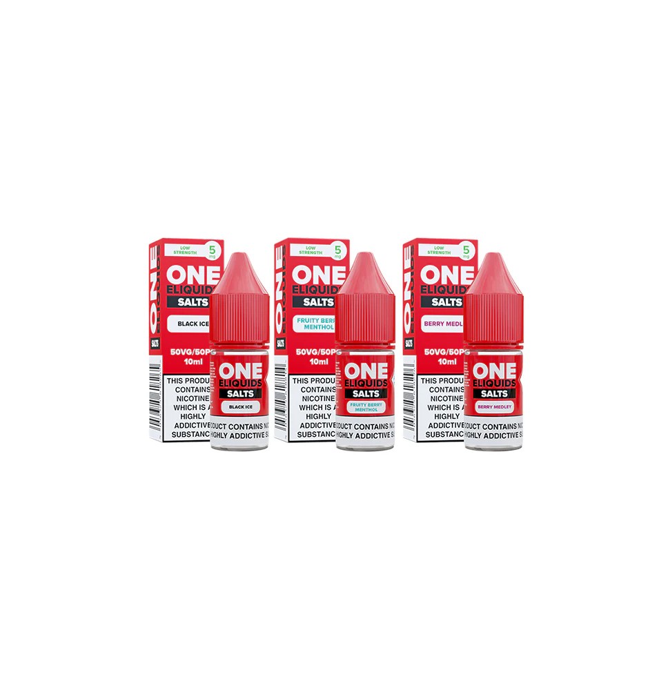 5mg One E-Liquids Flavoured Nic Salt 10ml (50VG/50PG)