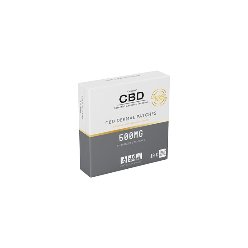 Buy CBD by British Cannabis 500mg CBD Dermal CBD Patches - 10 Patches | Express Highs UK