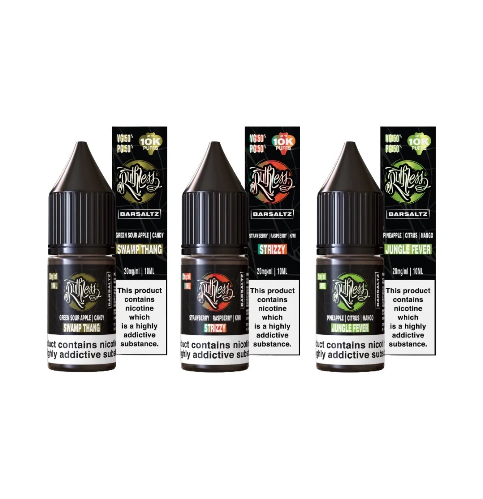20mg Ruthless Nic Salt 10ml (50VG/50PG)