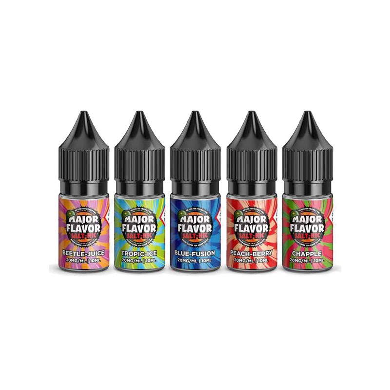 Buy 10mg Major Flavor Nic Salts 10ml (60VG/40PG) | Express Highs UK