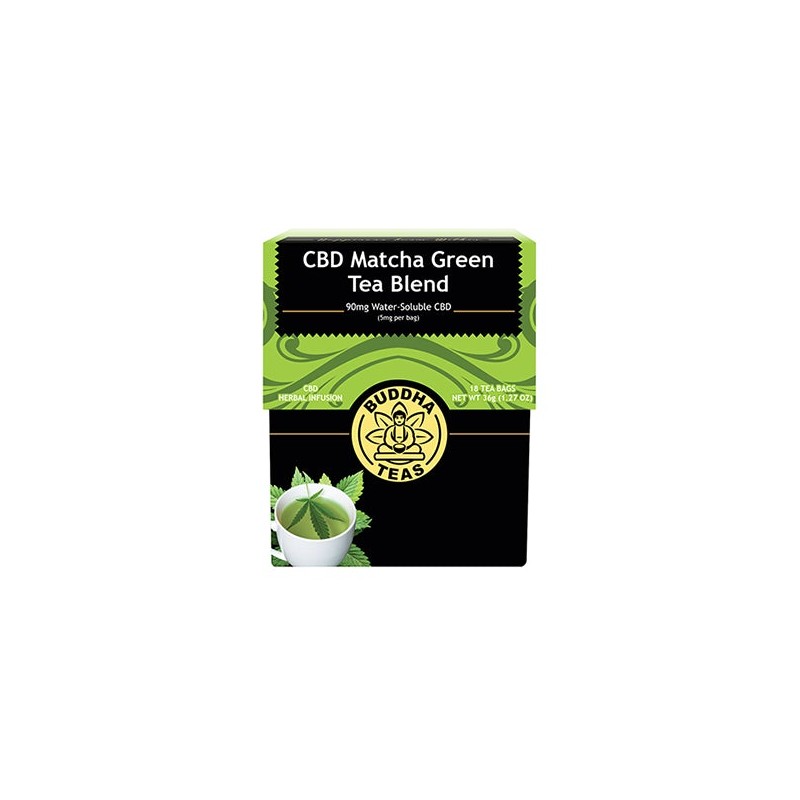 Buy Buddha Teas 5mg CBD Tea Bags - Matcha Green Tea Blend | Express Highs UK