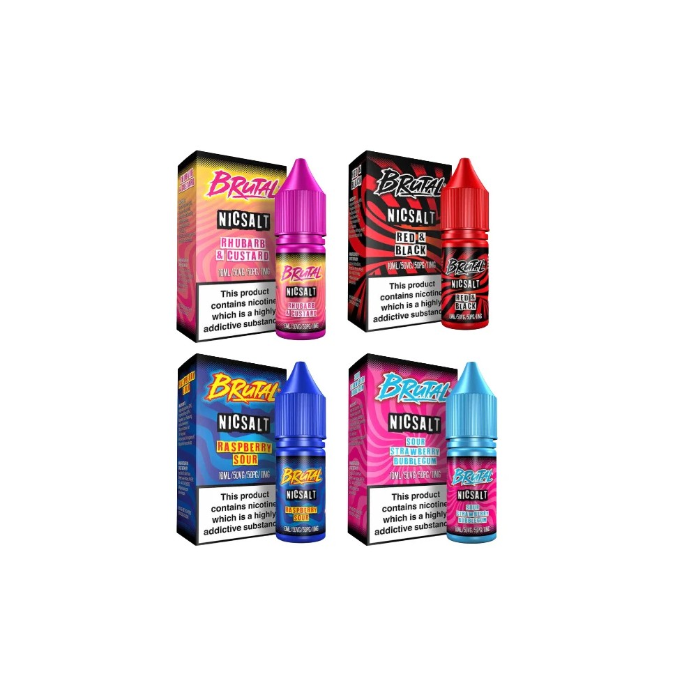 11mg Just Juice Brutal Drinks 10ml Nic Salt (50VG/50PG)
