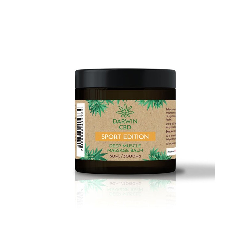 Buy Darwin CBD 3000mg CBD Sport Edition Massage Balm - 60ml | Express Highs UK