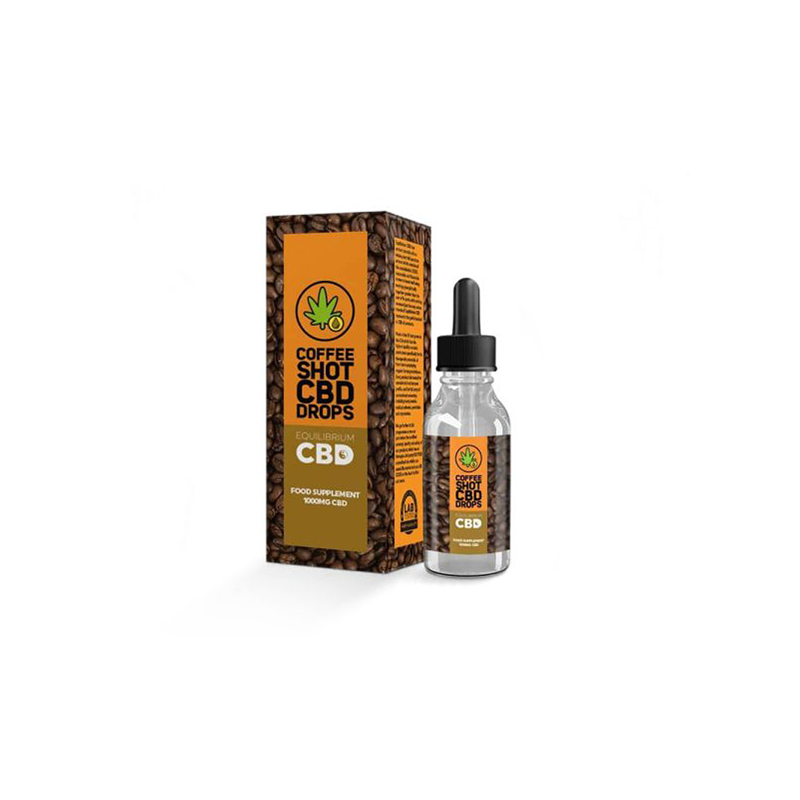 Buy 1000mg Equilibrium CBD Oil 10ml - Coffee Shot Drops | Express Highs UK