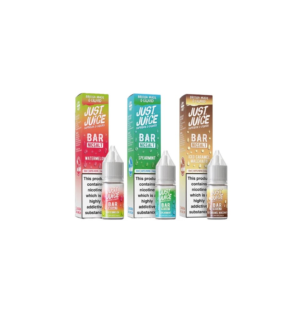 5mg Just Juice Bar 10ml Nic Salt (40VG/60PG)