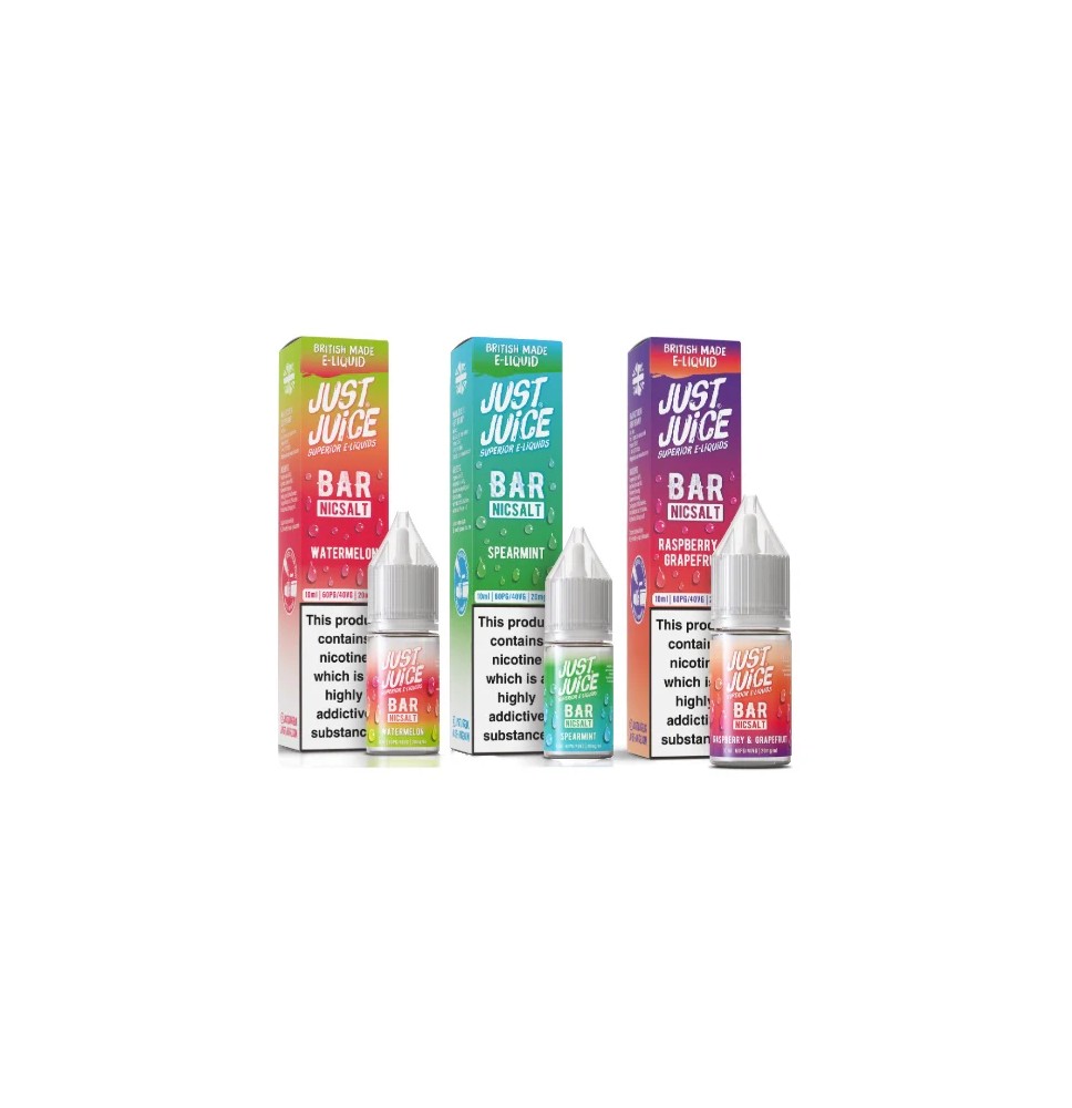 20mg Just Juice Bar 10ml Nic Salt (40VG/60PG)
