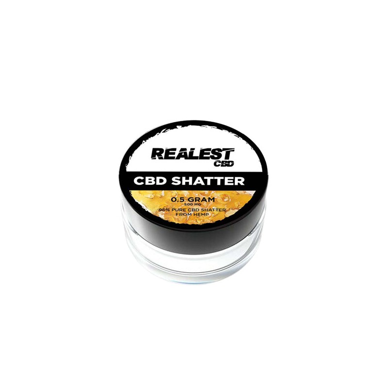 Buy Realest CBD 500mg Broad Spectrum CBD Shatter (BUY 1 GET 1 FREE) | Express Highs UK