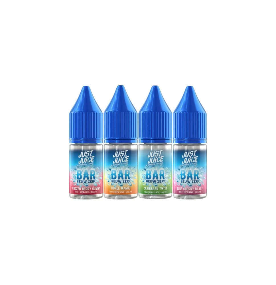 5mg Just Juice Bar Below Zero 10ml Nic Salt (40VG/60PG)