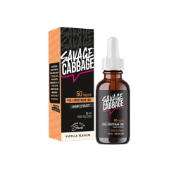 Buy Savage Cabbage 1500mg CBD Oil Vanilla 30ml | Express Highs UK