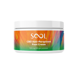 Buy SOOL 500mg CBD Antiperspirant Foot Cream 100ml (BUY 1 GET 1 FREE) | Express Highs UK