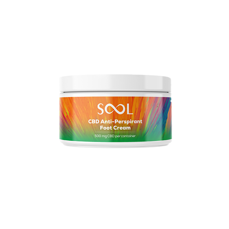 Buy SOOL 500mg CBD Antiperspirant Foot Cream 100ml (BUY 1 GET 1 FREE) | Express Highs UK