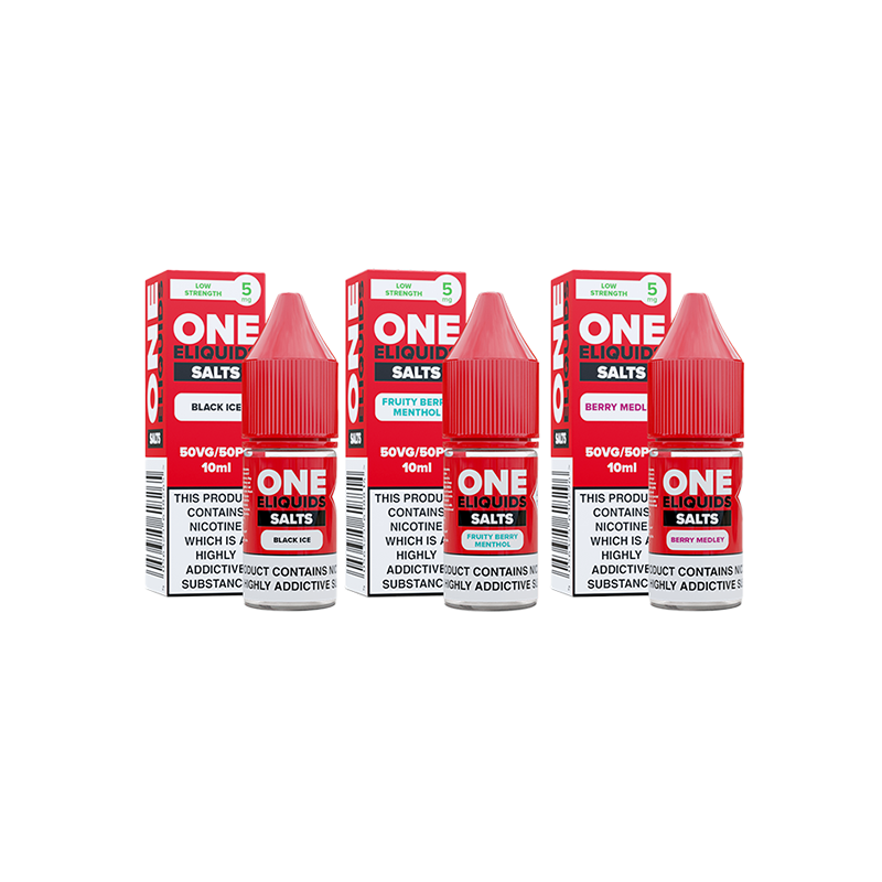 Buy 5mg One E-Liquids Flavoured Nic Salt 10ml (50VG/50PG) | Express Highs UK