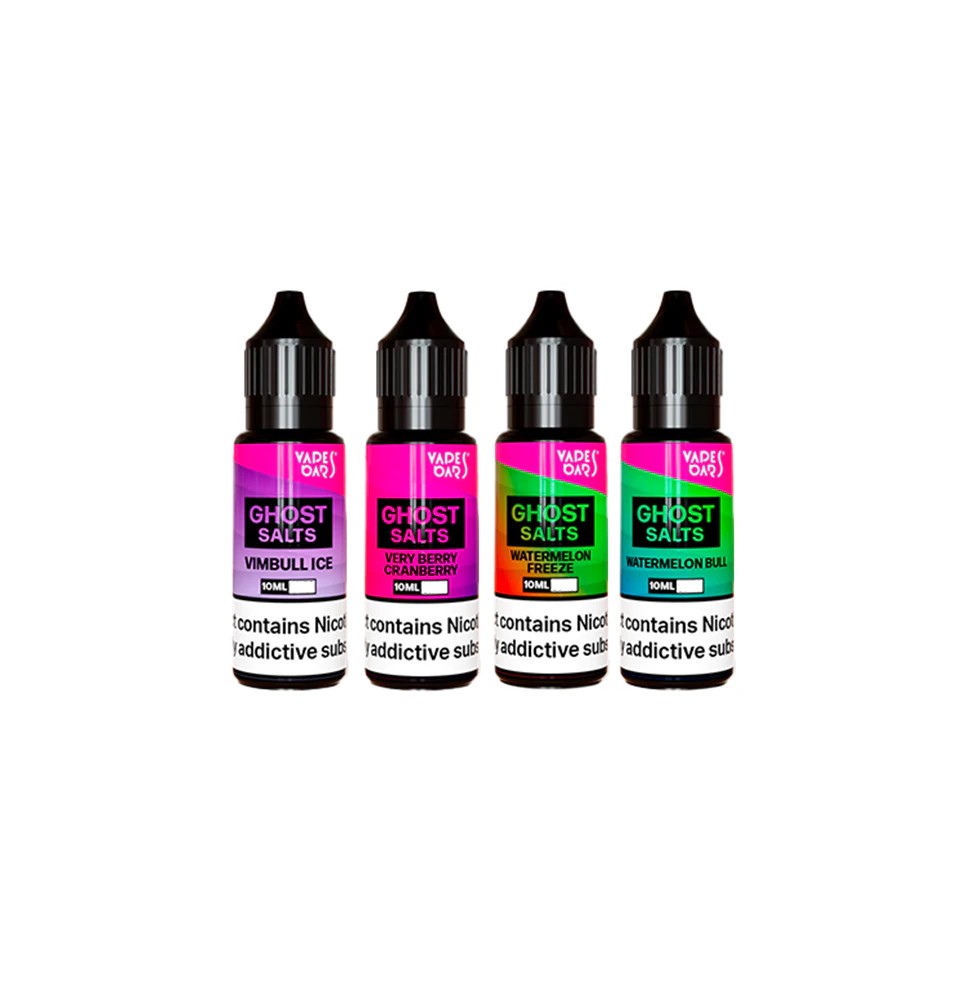 10mg Ghost Salts By Vapes Bars Nic Salts 10ml (50VG/50PG)