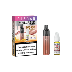 Buy Elf Bar EV5000 Disposable Pod Kit + 20mg ElfLiq Salt | Express Highs UK