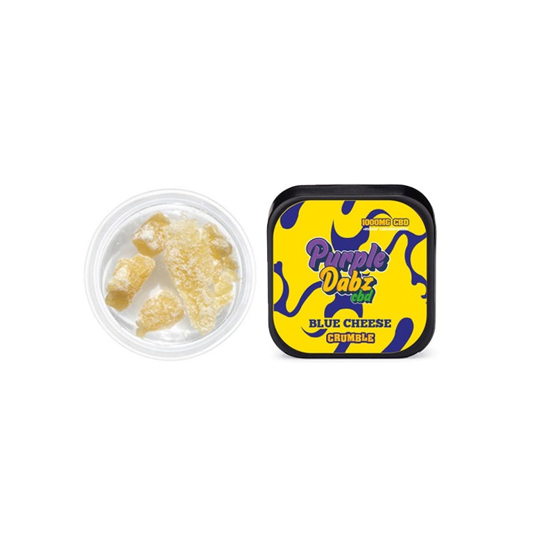 Buy Purple Dabz by Purple Dank 1000mg CBD Crumble - Blue Cheese (BUY 1 GET 1 FREE) | Express Highs UK