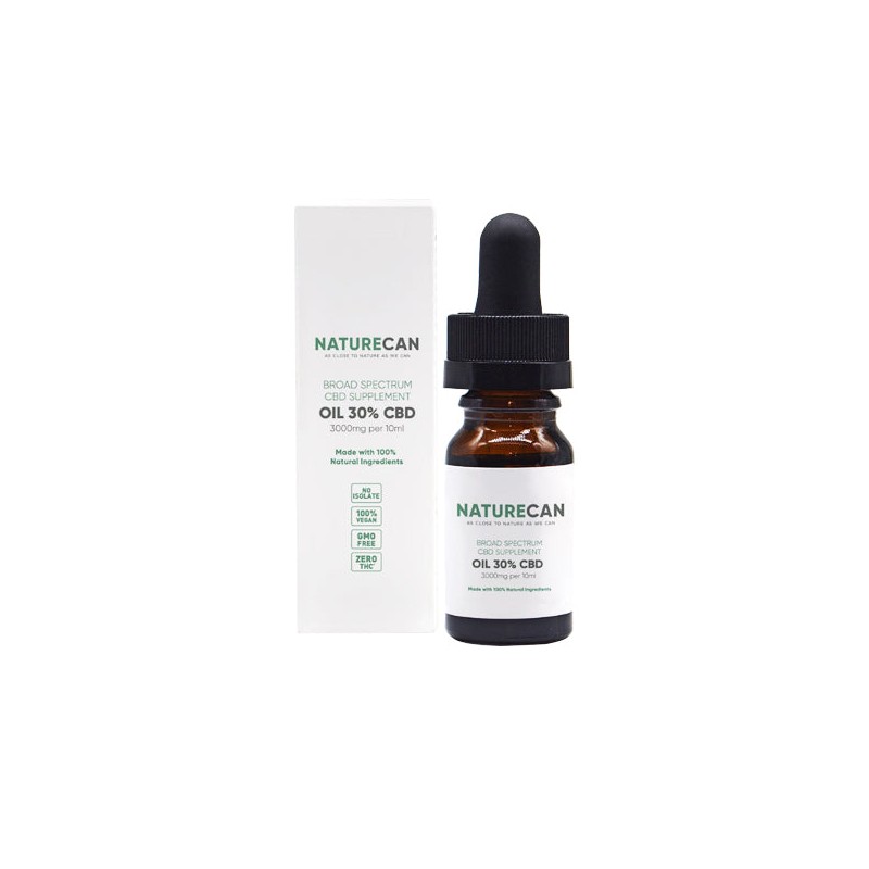 Buy Naturecan 30% 3000mg CBD Broad Spectrum MCT Oil 10ml | Express Highs UK