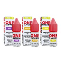 6mg One E-Liquids Flavoured Nicotine E-Liquid 10ml (50VG/50PG)