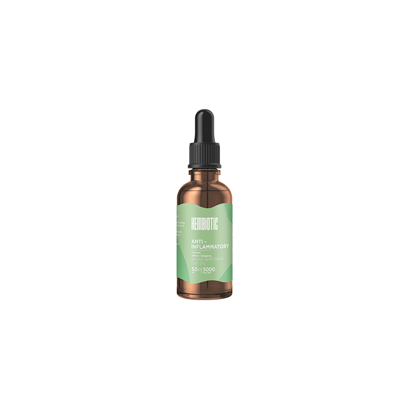 Buy Hembiotic 5000mg Broad-Spectrum Bulk Functional CBD Oil - 50ml | Express Highs UK