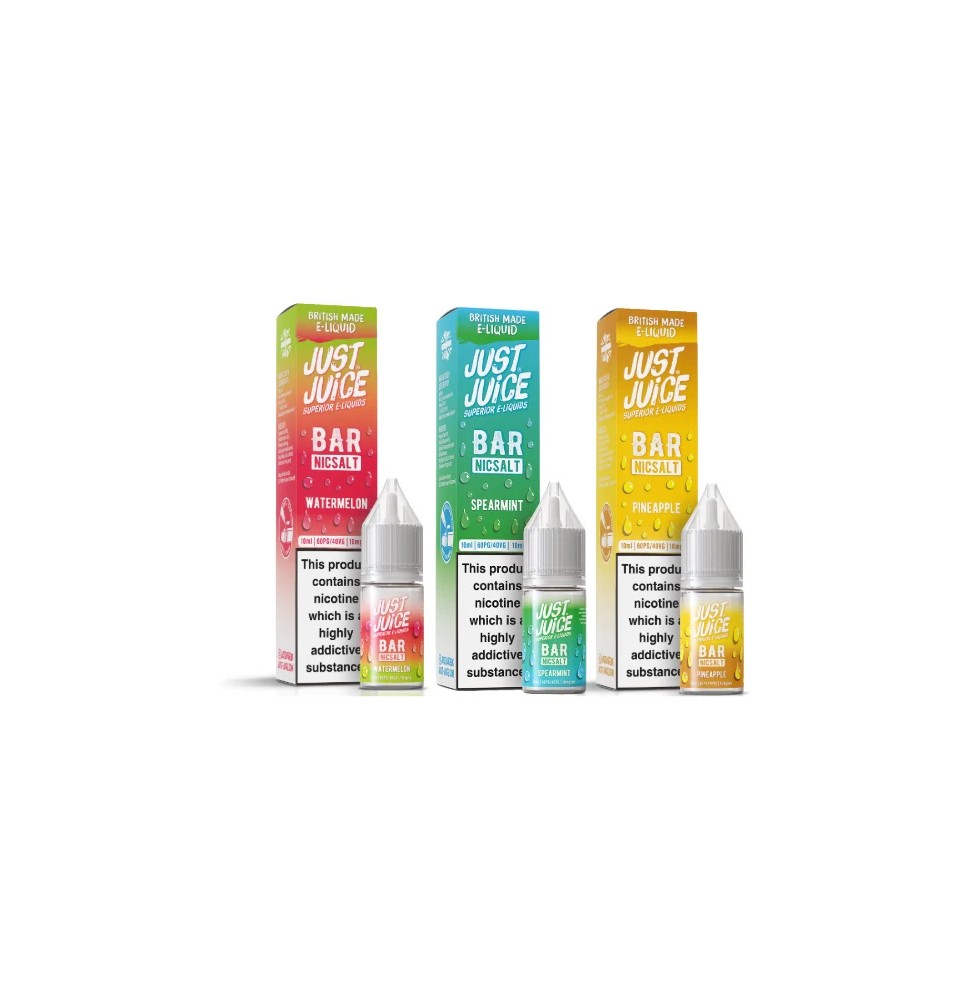 10mg Just Juice Bar 10ml Nic Salt (40VG/60PG)