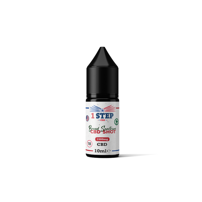 Buy 1 Step CBD 1500mg Broad Spectrum CBD Shot 10ml | Express Highs UK