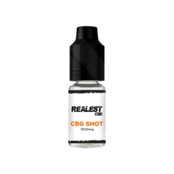 Buy Realest CBD 1500mg CBG E-Liquid Booster Shot 10ml (BUY 1 GET 1 FREE) | Express Highs UK